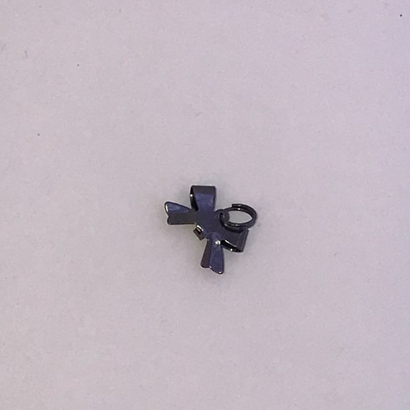 Tiny Black Bowtie Charms - Picture 3 of 3